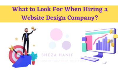 What to Look For When Hiring a Website Design Company?